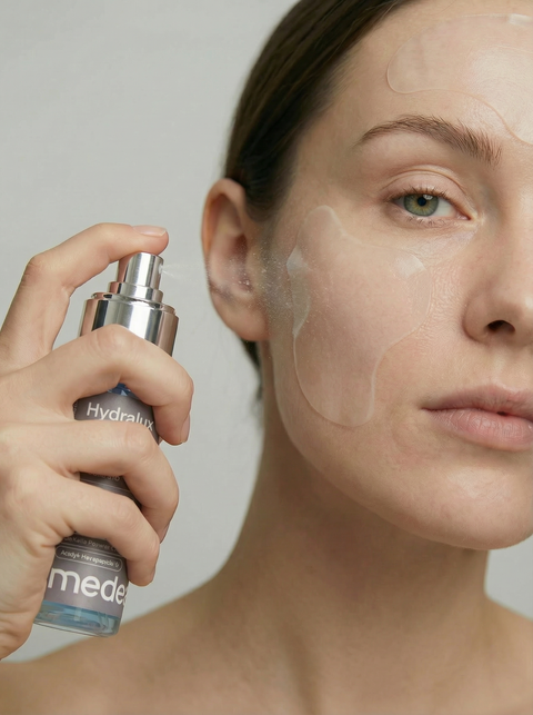 Activate with the spray serum